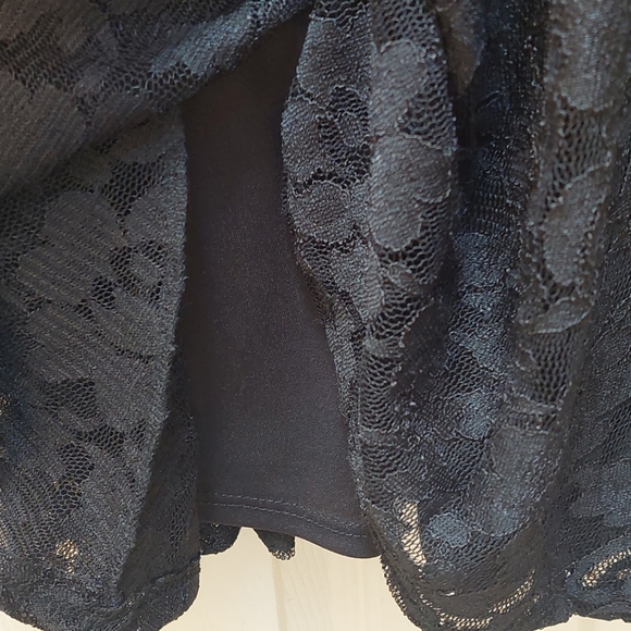 2/$20 Suzy Shier Black Lace Dress - Picture 4 of 6